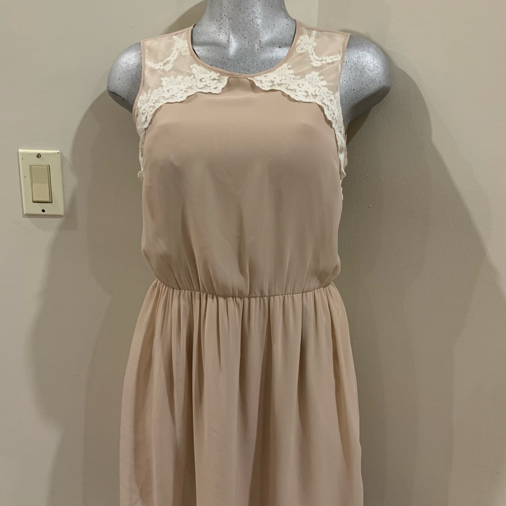 Daniel Rainn beige dress